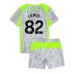 Manchester City Rico Lewis #82 Tredjedraktsett Barn 2025-26 Korte ermer (+ Korte bukser)
